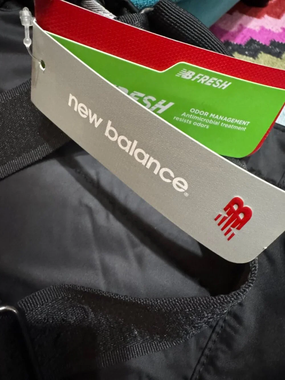 New Balance NB Fresh W Training Drawstring Backpack, LAB91002, Black